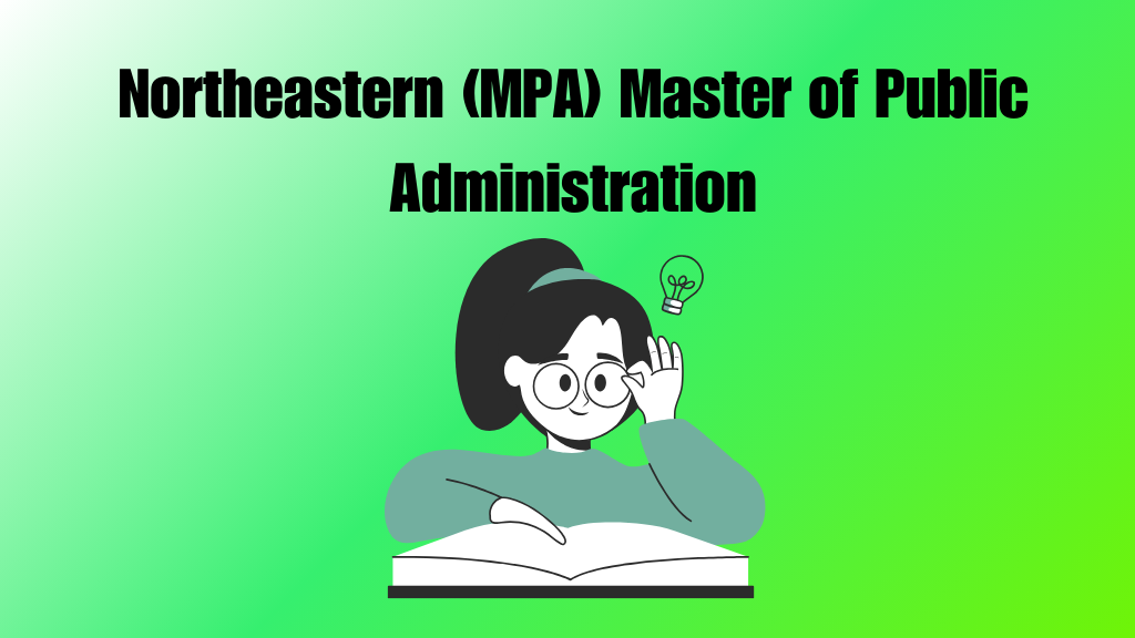 Northeastern MPA Master of Public Administration